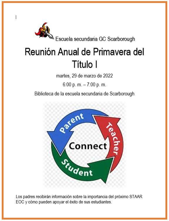 Title 1 Spring Meeting Spanish